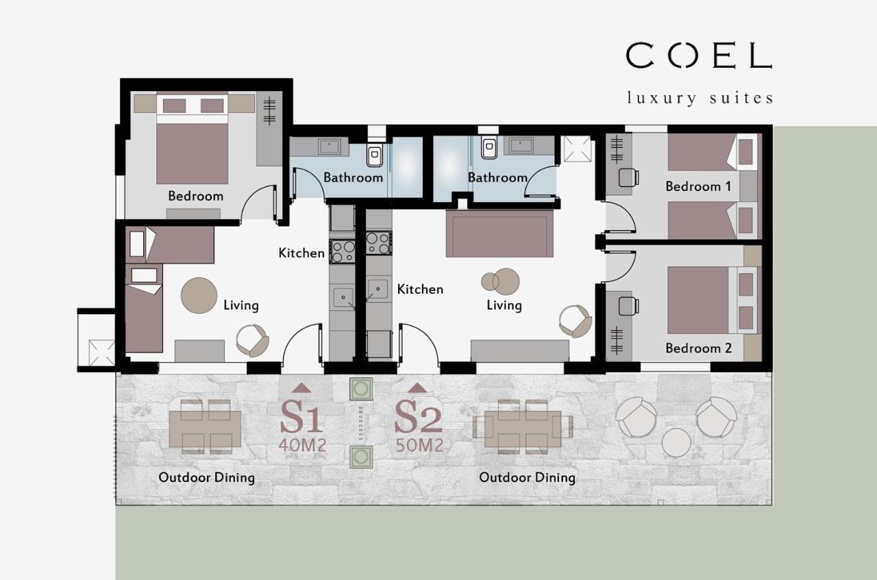 Coel Luxury Suites By Rentalspro Services - Potidea Halkidiki Νέα Ποτίδαια Εξωτερικό φωτογραφία